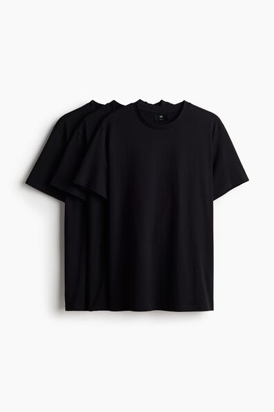 Men's 3-Pack Black Shirt